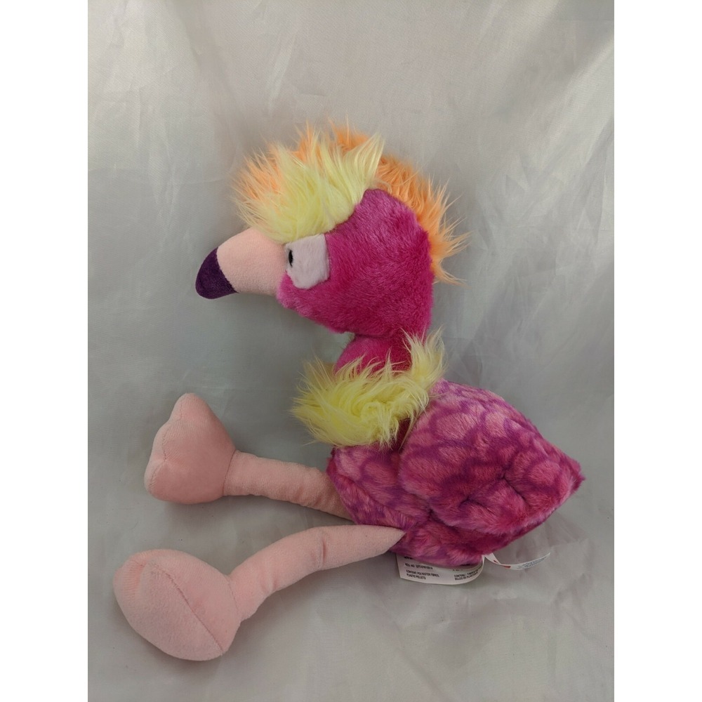 Aurora Pink Flamingo Bird Plush 15 Inch Stuffed Animal Toy